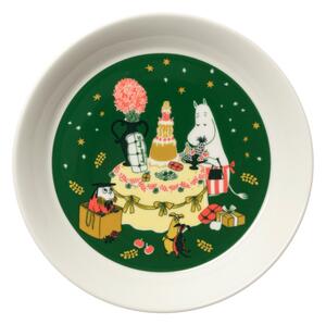Arabia Talíř Moomin Gift of Love 19cm, zelený