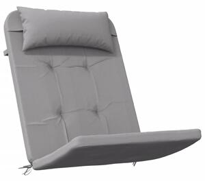 Podušky na židli Adirondack 2 ks šedé oxfordská látka
