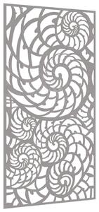 Zahradní nástěnná dekorace 105 x 55 cm cortenová ocel Ulita