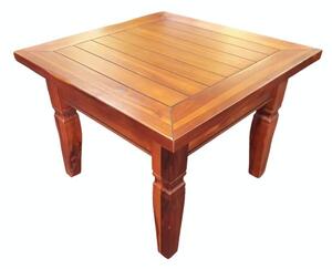 Konferenční stolek Siena 60x60 (Akácie v hnědé barvě)