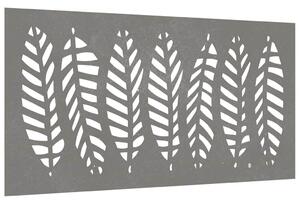 Zahradní nástěnná dekorace 105 x 55 cm cortenová ocel List