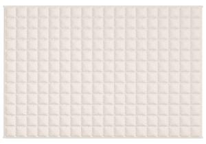 Zátěžová deka světle krémová 122 x 183 cm 9 kg textil