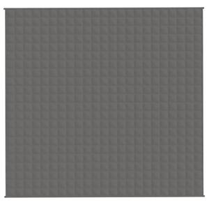 Zátěžová deka šedá 220 x 230 cm 11 kg textil
