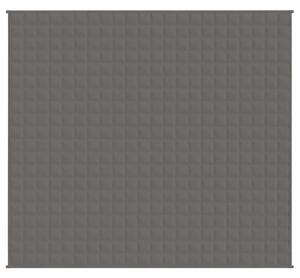 Zátěžová deka šedá 200 x 230 cm 13 kg textil