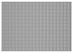 Zátěžová deka šedá 140 x 200 cm 6 kg textil