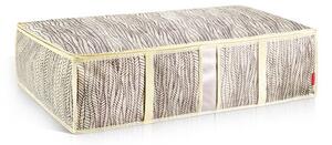 Obal na přikrývky FANCY HOME 80 x 52 x 20 cm, smetanová