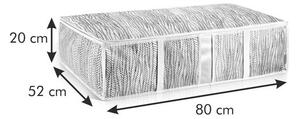 Obal na přikrývky FANCY HOME 80 x 52 x 20 cm, cappuccino