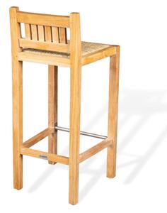 Massive home | Masivní barová židle z teakového dřeva Leonardo MHLEO11080,3