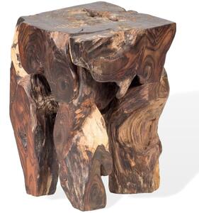 Massive home | Masivní odkládací stolek z tropického dřeva Leonardo I MHLEO78