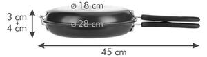 Oboustranná pánev PRESTO ø 26 cm