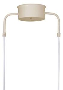 Globen Lighting závěsné světlo CURVE 5, béžová, 5 ramen, 165 cm, stmívatelný, Krémová / jantar, Obývací pokoj / jídelna, kov, Vintage