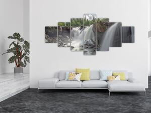Obraz vodopádů (210x100 cm)