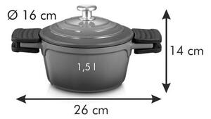 Kastrol BORDEAUX s poklicí ø 16 cm, 1,5 l