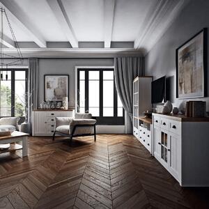 Massive home | Luxusní komoda, příborník Provence V MH2635040 Šedá