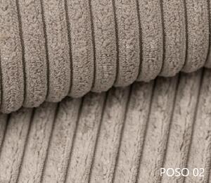 Rohová sedačka Denia (P) (světlohnědá). Akce -20%