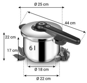 Tlakový hrnec SmartCLICK 6,0 l