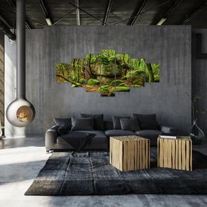 Obraz kouzelného lesa (210x100 cm)