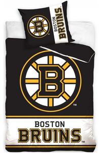 Hokejové ložní povlečení NHL Boston Bruins - 100% bavlna - 70 x 90 cm + 140 x 200 cm
