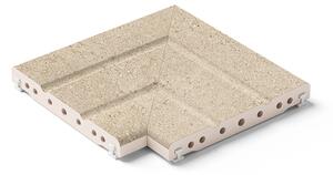 Kryt žlabu roh RJ20 FLEX STROMBOLI CREAM