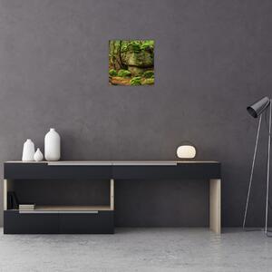 Obraz kouzelného lesa (30x30 cm)