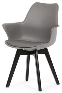 Jídelní židle KATRINA II šedá/černá