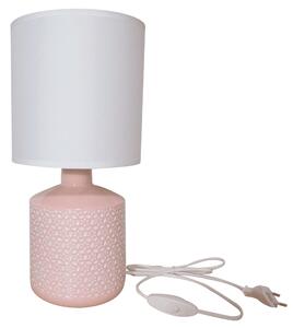TEMPO Stolní lampa, bílá / růžová, OFRED