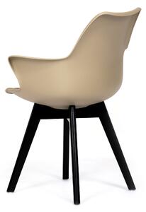 Jídelní židle KATRINA II cappuccino/černá
