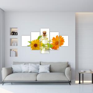 Obraz květinového oleje (125x70 cm)