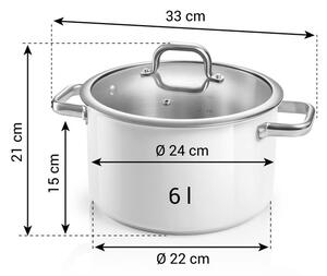 Hrnec DELIGHT s poklicí ø 24 cm, 6,0 l