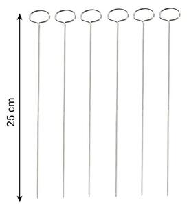 Jehla na špíz PRESTO 25 cm, 6 ks