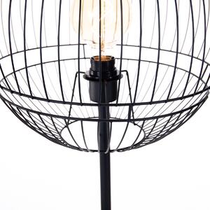 Moderní stojací lampa černá - Sphaera