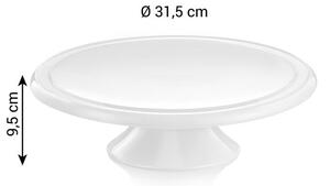 Servírovací podnos na dort DELÍCIA ø 31 cm, porcelánový