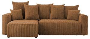 Rohová sedačka Denia (L) (hořčicová). Akce -20%