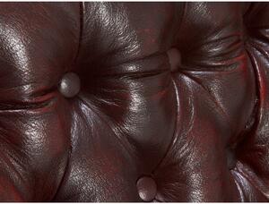 Massive home | Luxusní královské křeslo Chesterfield I červená z pravé kůže MH846CHES