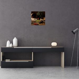 Obraz chřestu na stole (30x30 cm)