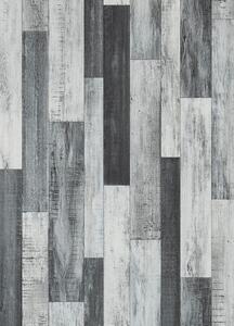 Breno PVC PLAZA Cuban Oak 909M - šedé dřevo, šíře 100 cm