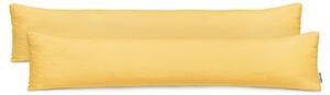 DecoKing Povlak na polštář Amber zlatě žlutá, 20x145 - 2 ks