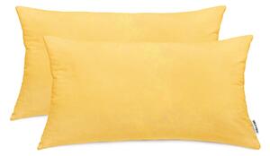 FLHF Povlak na polštář Amber zlatě žlutá, 40x80 - 2 ks