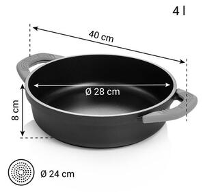Pánev hluboká SmartCLICK ø 28 cm, 2 úchyty
