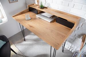 Designový psací stůl Kiana II 110 cm vzor dub