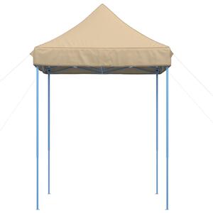 Skládací party stan pop-up béžový 200 x 200 x 306 cm
