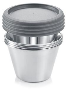 Formičky na panna cottu nerezové GrandCHEF, 4 ks