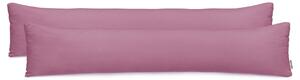 DecoKing Povlak na polštář Amber švestkově růžová, 20x120 - 2 ks