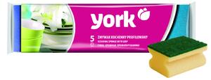 YORK Drhnoucí houbička s úchopem 5 ks