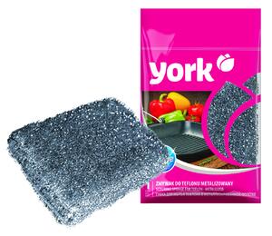 YORK Drhnoucí houbička na teflon – metalizovaná 1 ks