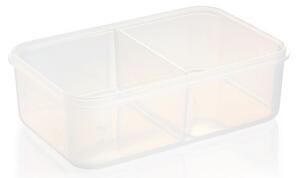 Dóza s 2 miskami FRESHBOX 1,2 l, obdélníková