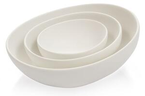 Miska FANCY HOME Stones 11 cm, bílá