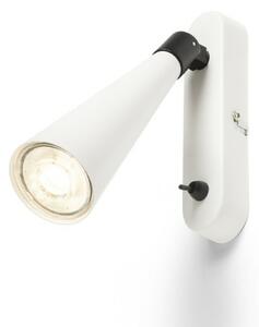 RED - DESIGN RENDL RENDL ALEXIS nástěnné bodové svítidlo bílá/černá 230V GU10 5W R14465