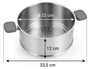 Napařovací nádoba GrandCHEF ø 20/22 cm