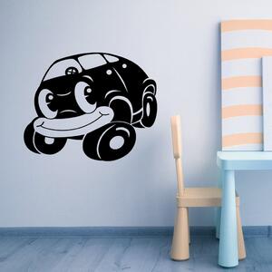 Živá Zeď Samolepka Dětské malé autíčko Barva: černá
